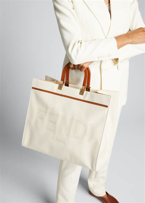 fendi large tote|fendi large sunshine tote.